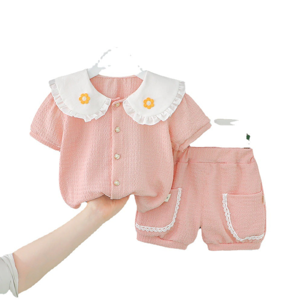 KIDZADORA Baby and Children's Clothing | Girls 2pc Fashionable Shorts and Blouse Set 1 to 5 Years