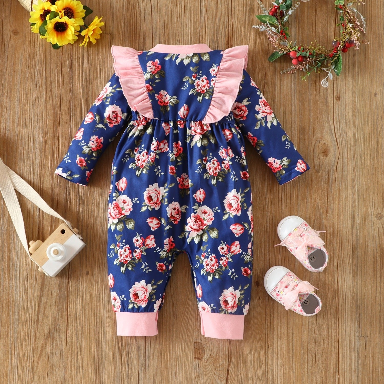 Infant Clothing | Floral Babygrow for Baby Girls and Infants | KIDZADORA Baby & Kids Clothes