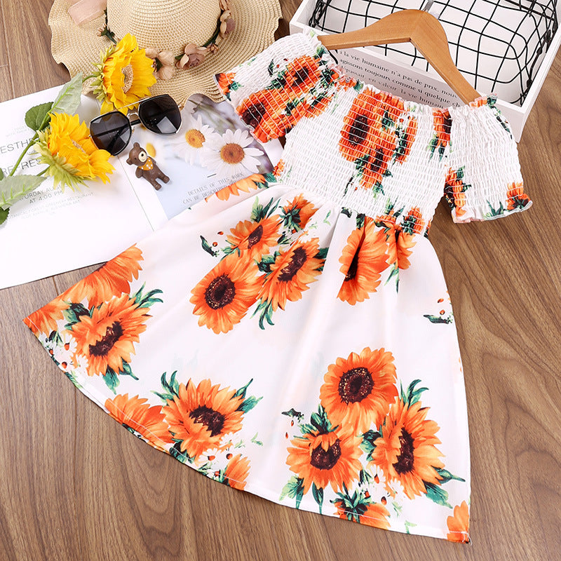 Girls Sunflower Dress | Girls Summer Dress | KIDZADORA Baby & Kids Clothes