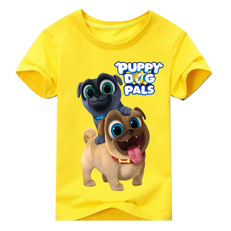 Kids Cartoon Character Yellow T-Shirt | KIDZADORA UK