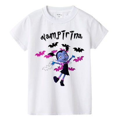 Girls Vampirina T-Shirt + Skirt Set 3-12 Years