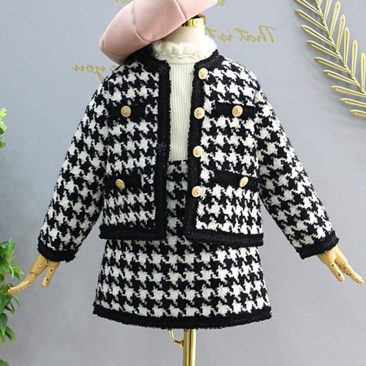 Girls Plaid 2pc Suit 2-6 years