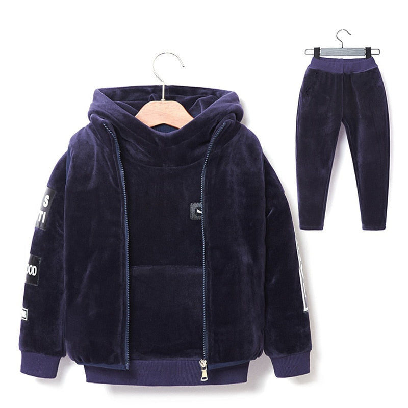 Boys & Girls 3pc Navy Tracksuit | Kids Navy Casual Sports Wear | 4-12 Year Old Kids Clothing | KIDZADORA.COM UK Baby & Children's Clothing