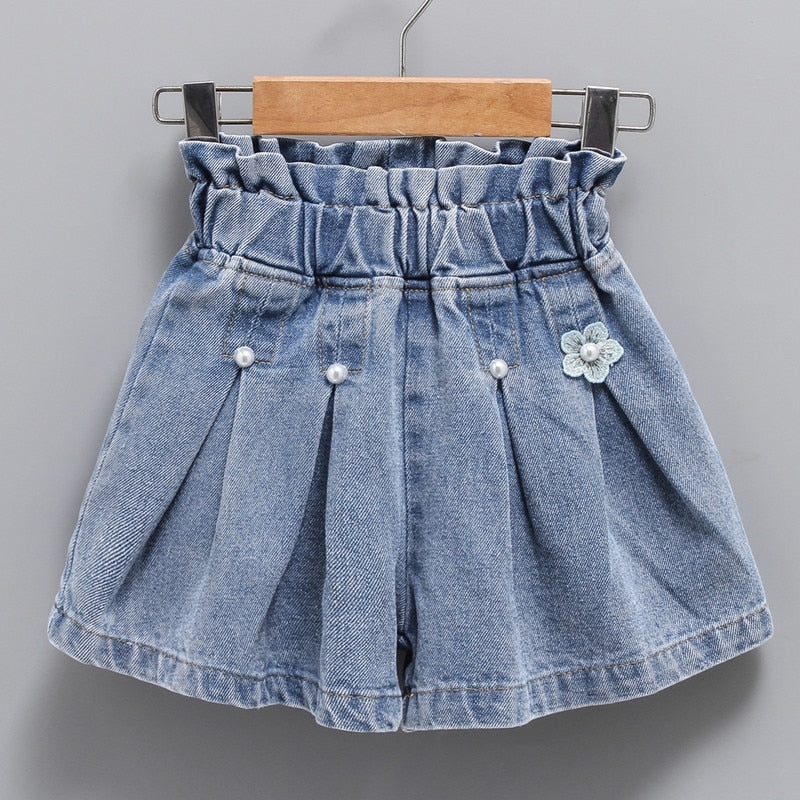 Girls Denim Shorts 4-13 Years