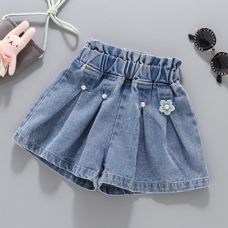 Girls Denim Shorts 4-13 Years