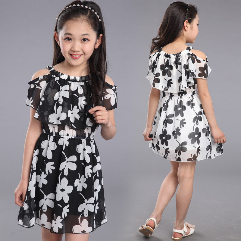 Girls summer chiffon dress  | KIDZADORA Baby & Children's Clothing