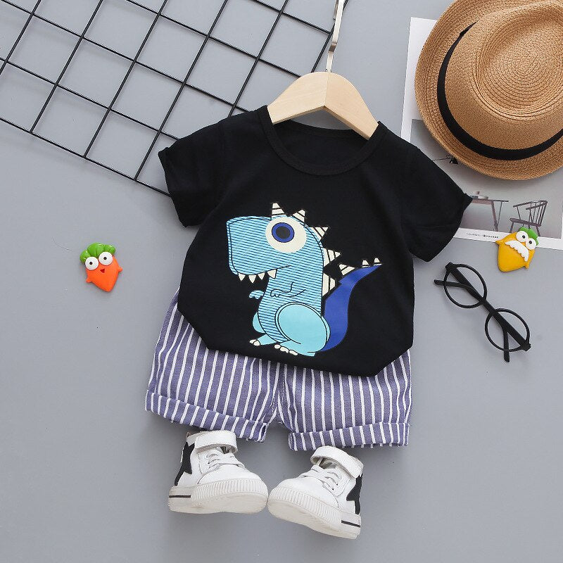 Dinosaur T-shirt + Short Set Baby Boy  + Infant