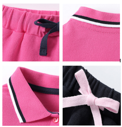 Girls/Toddler Polo Shirt & Skirt Set 2-7 Years